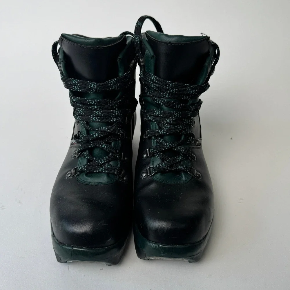 Alpina BC 5019 Backcountry Ski Boots Mens Size 9 Black‎ Green Thinsulate